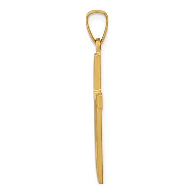 14K Yellow Gold Latin Cross Pendant – view 3