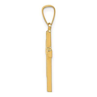 14K Yellow Gold Latin Cross Pendant – view 3