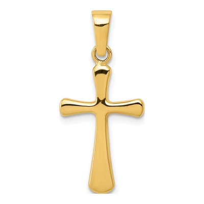 14K Yellow Gold Cross Pendant