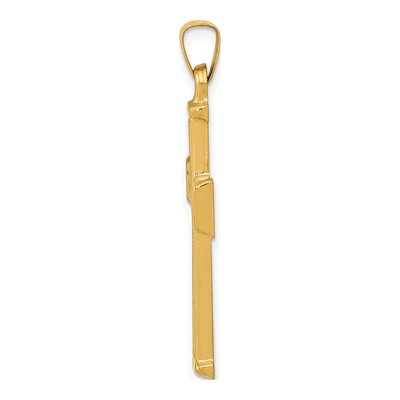 14K Yellow Gold Latin Cross Pendant – view 3