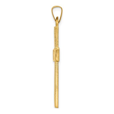 14K Yellow Gold Latin Cross Pendant – view 3