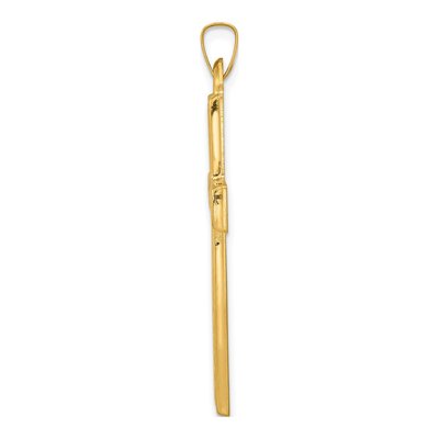 14K Yellow Gold Latin Cross Pendant – view 3