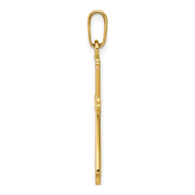 14K Yellow Gold Cross Pendant – view 3