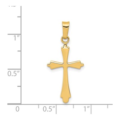 14K Yellow Gold Cross Pendant – view 5