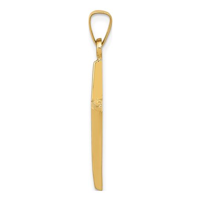 14K Yellow Gold Latin Cross Pendant – view 3