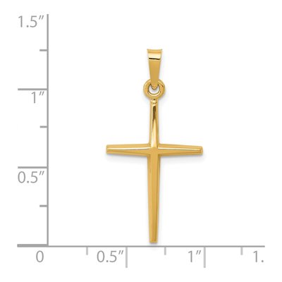 14K Yellow Gold Latin Cross Pendant – view 5