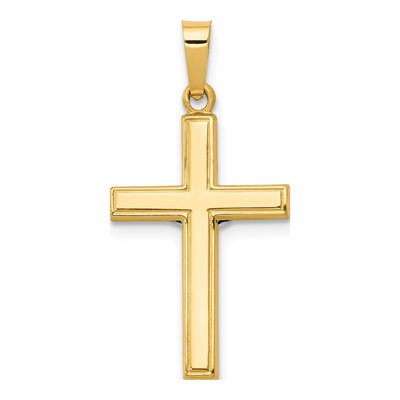 14K Yellow Gold INRI Crucifix Pendant – view 5