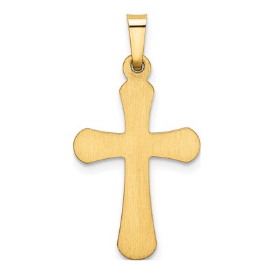 14K Yellow Gold Cross Pendant – view 4