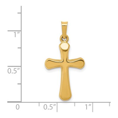 14K Yellow Gold Cross Pendant – view 5