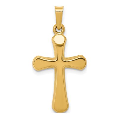 14K Yellow Gold Cross Pendant