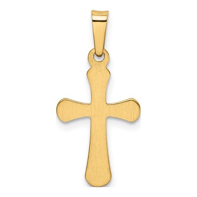 14K Yellow Gold Cross Pendant – view 4