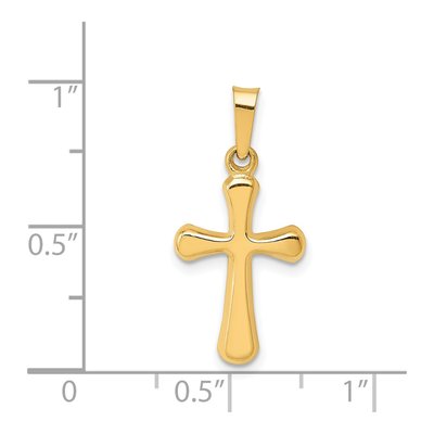 14K Yellow Gold Cross Pendant – view 5