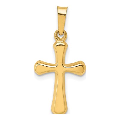 14K Yellow Gold Cross Pendant