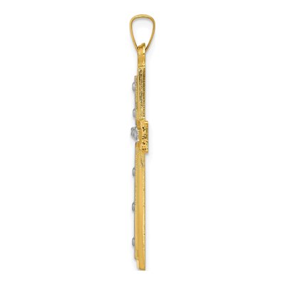 14K Yellow Gold Cross Pendant – view 3