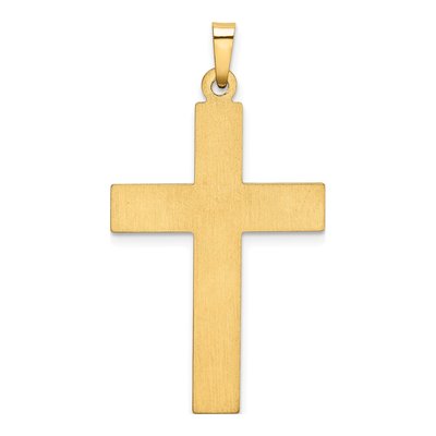 14K Yellow Gold Cross Pendant – view 4