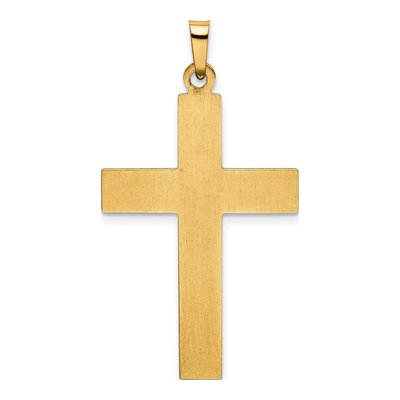 14K Yellow Gold Cross Pendant – view 4