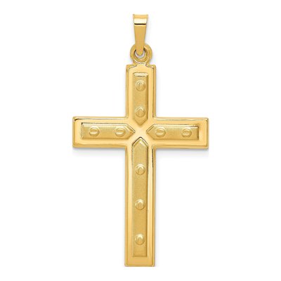 14K Yellow Gold Cross Pendant