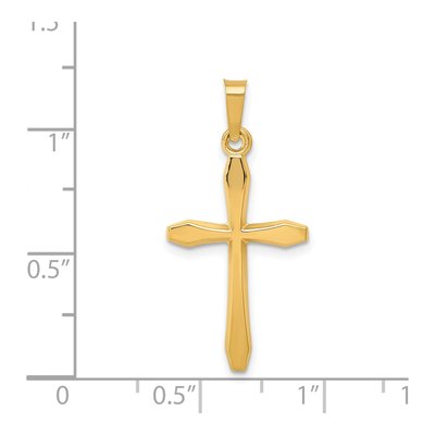 14K Yellow Gold Passion Cross Pendant – view 5