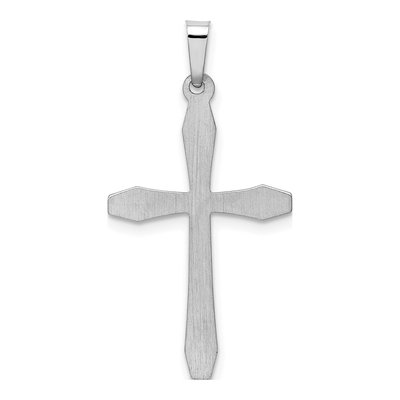 14K White Gold Cross Pendant – view 4