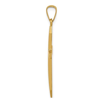 14K Yellow Gold Cross Pendant – view 3