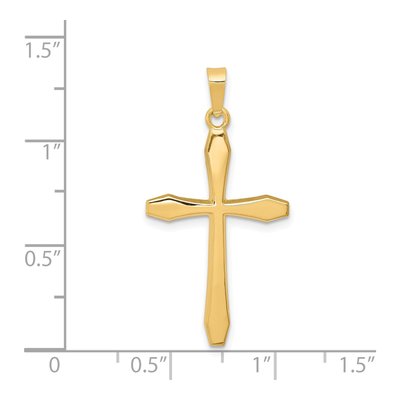 14K Yellow Gold Cross Pendant – view 5