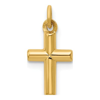 14K Yellow Gold Cross Pendant – view 4