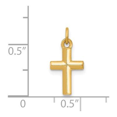 14K Yellow Gold Cross Pendant – view 5