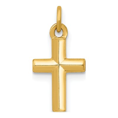 14K Yellow Gold Cross Pendant