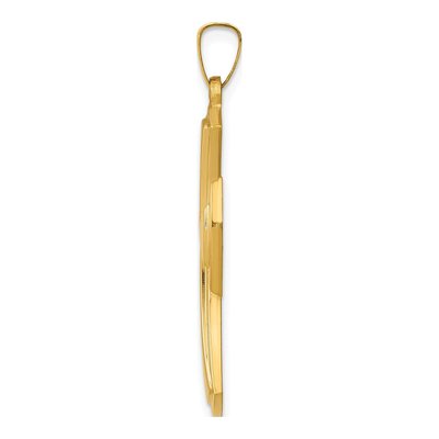 14K Yellow Gold Cross Pendant – view 3