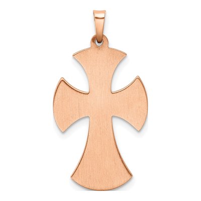 14K Yellow Gold Cross Pendant – view 4