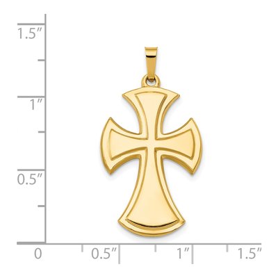 14K Yellow Gold Cross Pendant – view 5