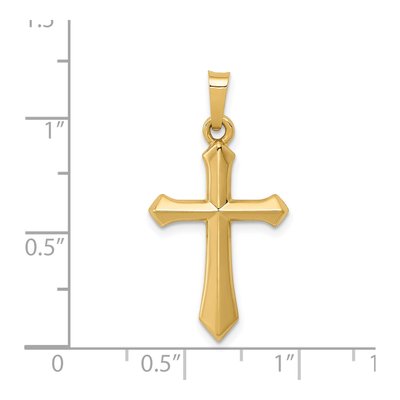 14K Yellow Gold Cross Pendant – view 5