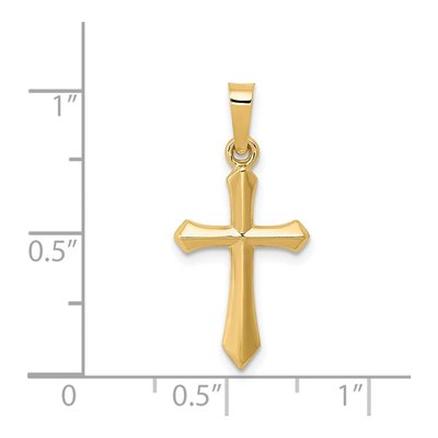 14K Yellow Gold Cross Pendant – view 5