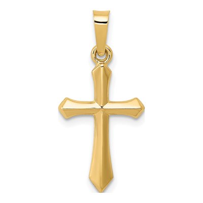 14K Yellow Gold Cross Pendant