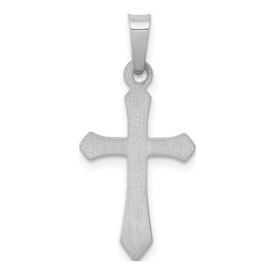 14K White Gold Cross Pendant – view 4