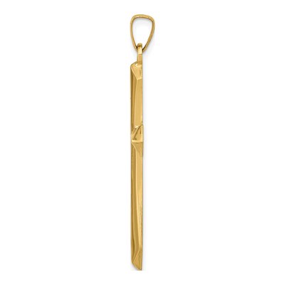 14K Yellow Gold Passion Cross Pendant – view 3