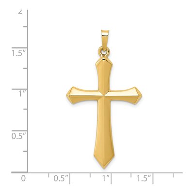 14K Yellow Gold Passion Cross Pendant – view 5