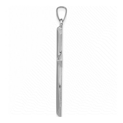 14K White Gold Passion Cross Pendant – view 3