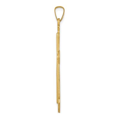 14K Yellow Gold Passion Cross Pendant – view 3