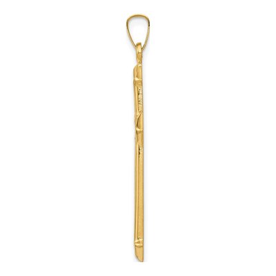 14K Yellow Gold Passion Cross Pendant – view 3