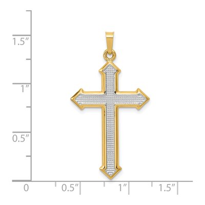 14K Yellow Gold Passion Cross Pendant – view 5