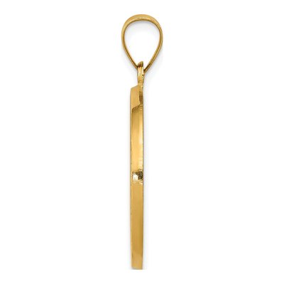 14K Yellow Gold St Benedict Reversible Medal Pendant – view 3