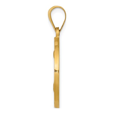 14K Yellow Gold San Jose Medal Pendant – view 3