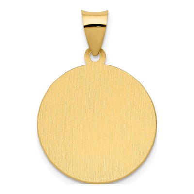 14K Yellow Gold St Vincent Medal Pendant – view 4