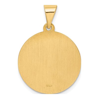 14K Yellow Gold Perpetuo Socorro Medal Pendant – view 5