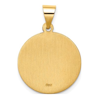 14K Yellow Gold St Edmund Medal Pendant – view 4