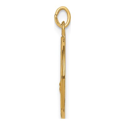 14K Yellow Gold St Florian Medal Pendant – view 3
