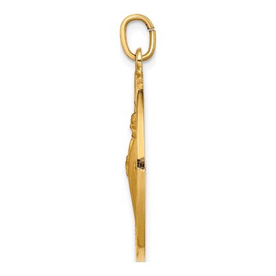 14K Yellow Gold St Jude Thaddeus Medal Pendant – view 3