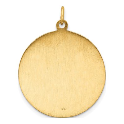 14K Yellow Gold St Jude Thaddeus Medal Pendant – view 4