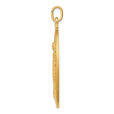 14K Yellow Gold Miraculous Medal Pendant – view 3